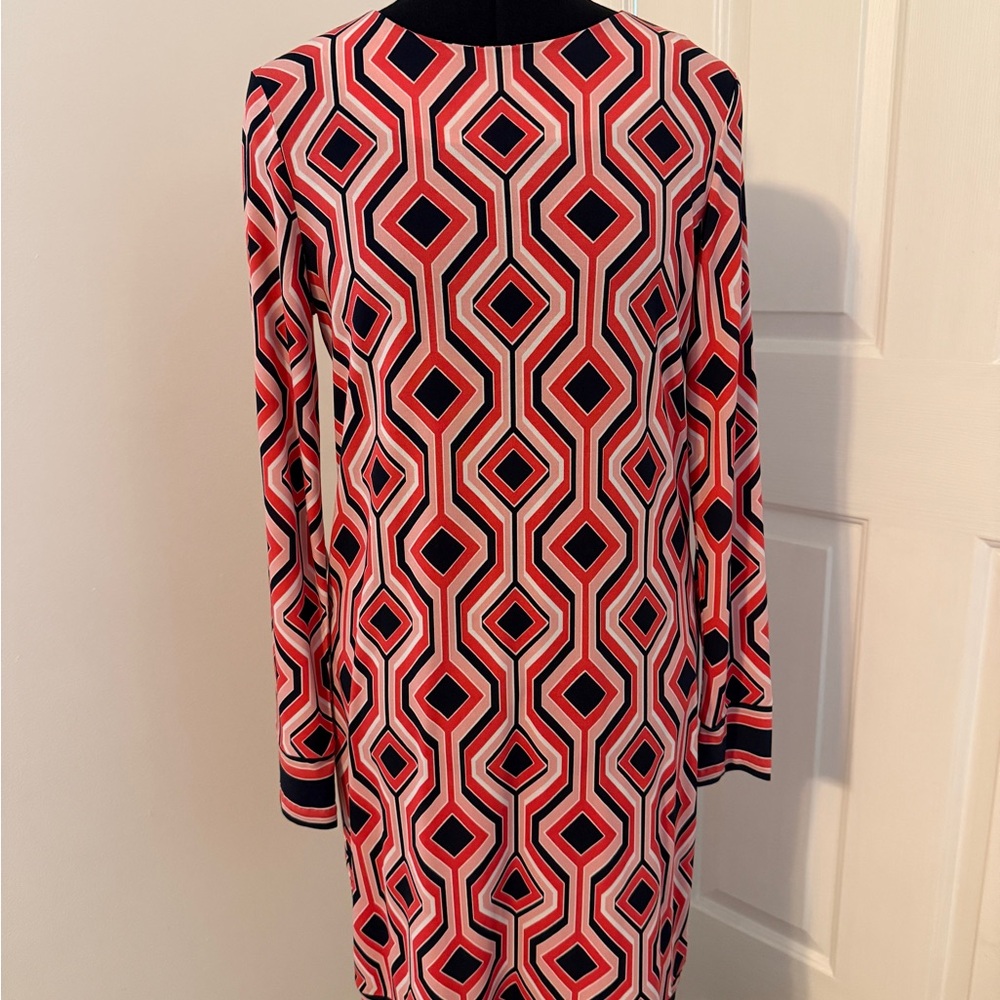 Michael Kors Pink Long Sleeve Sheath Dress